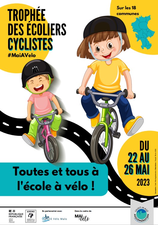 Trophée des écoliers cyclistes 2023 : l'affiche