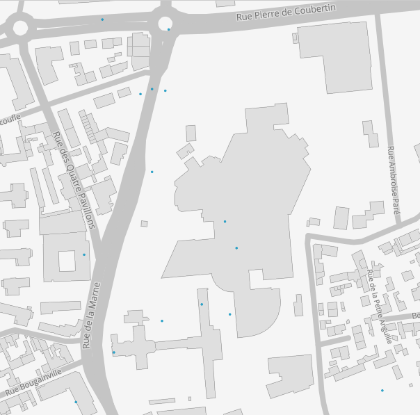 Besoin de stationnement Hôpital - Cartographie Baromètre Vélo 2025